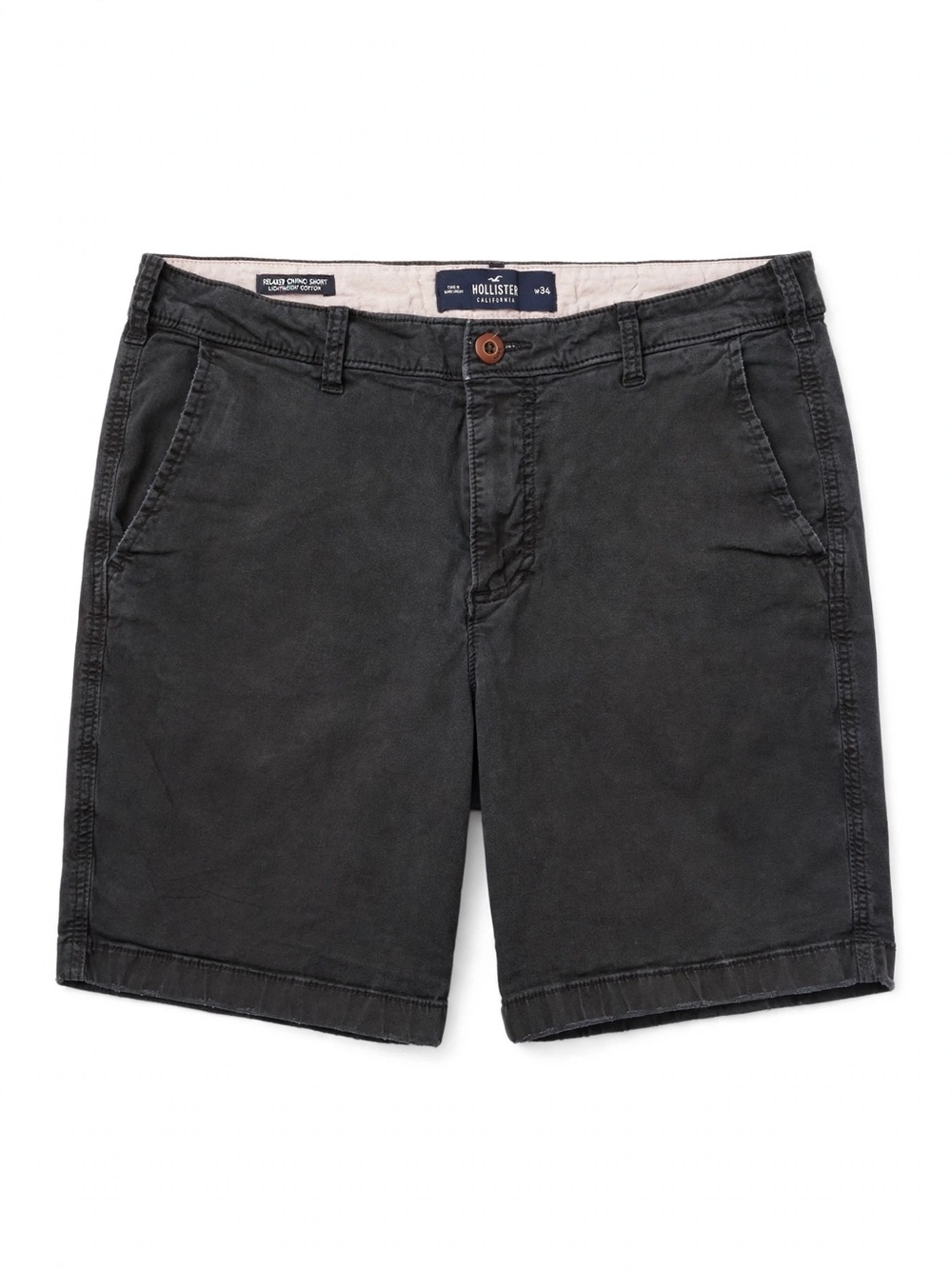 Hollister size 34 flat front chino shorts